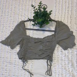 Shein Puff Sleeve Crop top